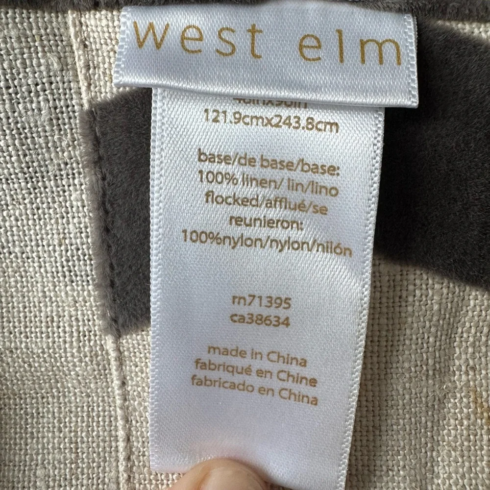Rare 2011 West Elm Geometric Curtains – Set of 2 Panels